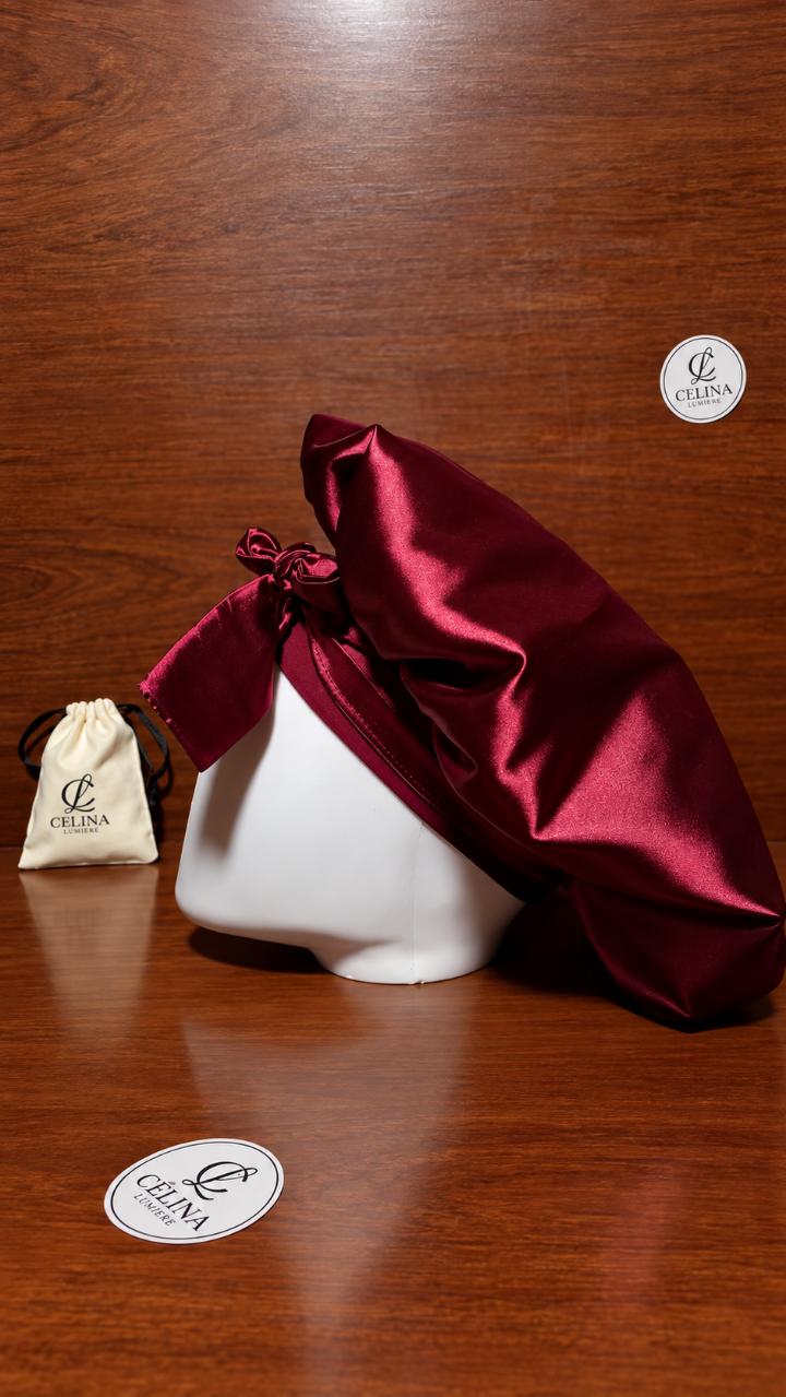 Bonnet en satin