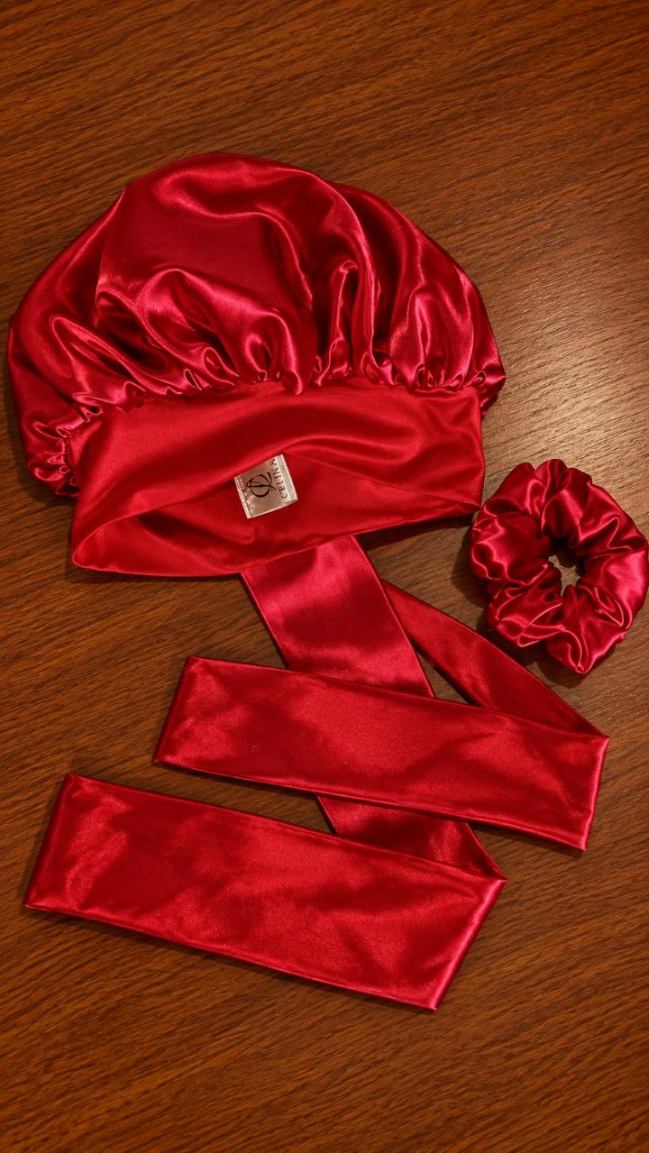 Bonnet en satin