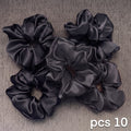 Set 10 Scrunchies en satin